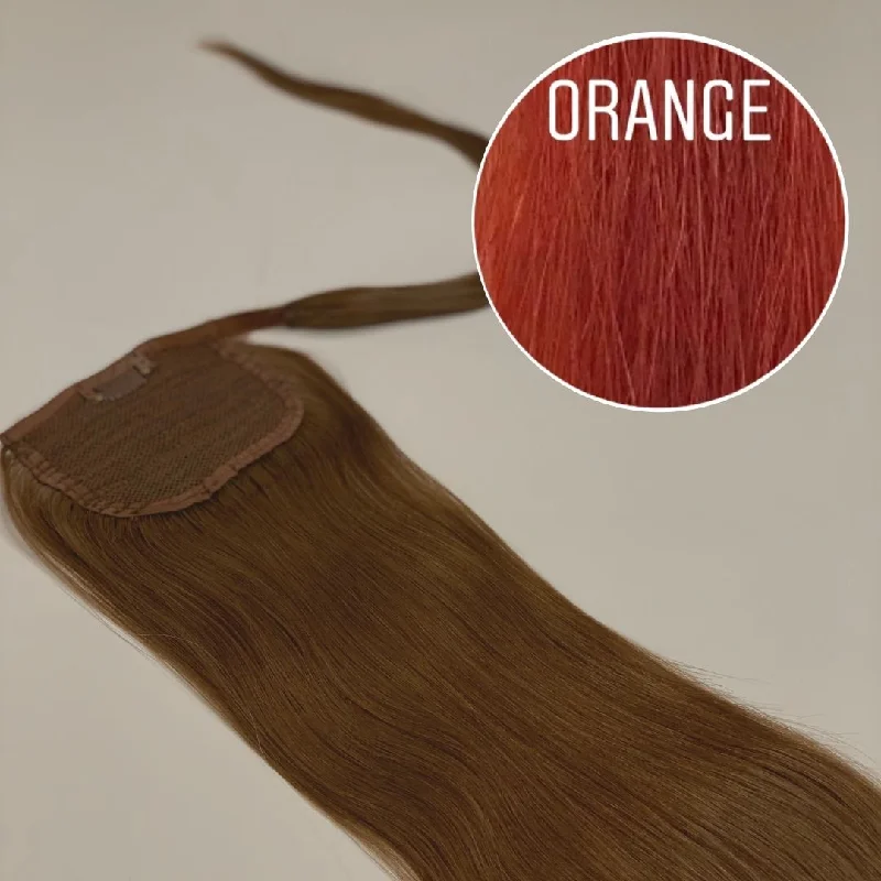 Hair Ponytail Color ORANGE GVA hair_One donor line