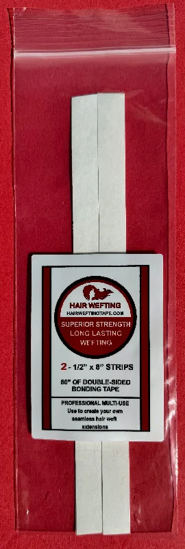 (2) Additional Hair Wefting Tape Strips