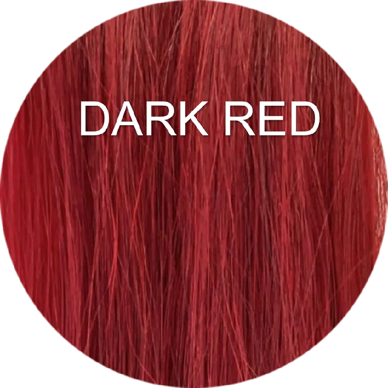 Hair Wefts Hand tied / Bundles Color DARK RED GVA hair_Luxury line