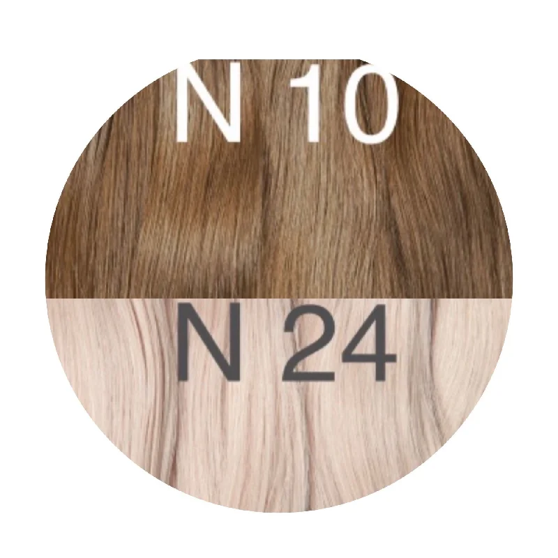 Hair Wefts Hand tied / Bundles Color _10/24 GVA hair_One donor line