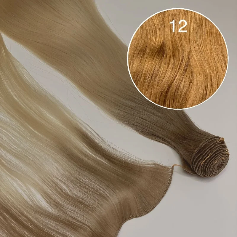 Hair Wefts Hand tied / Bundles Color 12 GVA hair_Luxury line