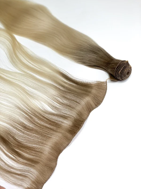 Hair Wefts Hand tied / Bundles Color _2/24 GVA hair_One donor line