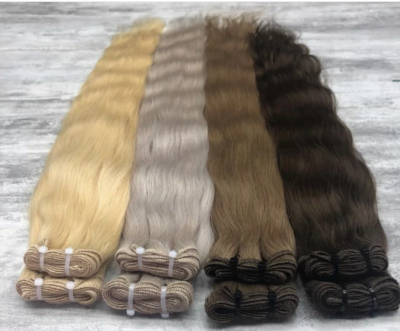 Hair Wefts Hand tied / Bundles Color 26 GVA hair_One donor line