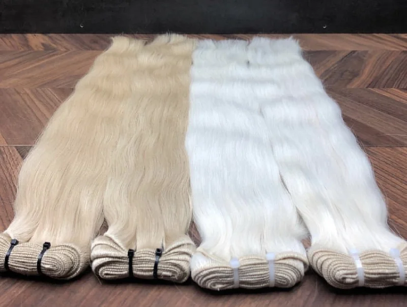 Hair Wefts Hand tied / Bundles Color 26 GVA hair_One donor line