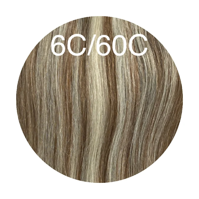 Hair Wefts Hand tied / Bundles Color _6C/60C GVA hair_Luxury line