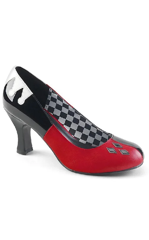 HARLEY-42 Black & Red Cosplay Heels