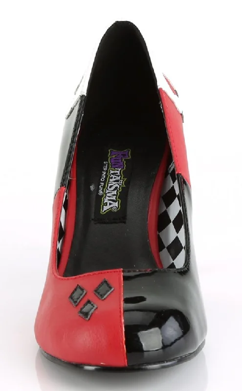 HARLEY-42 Black & Red Cosplay Heels