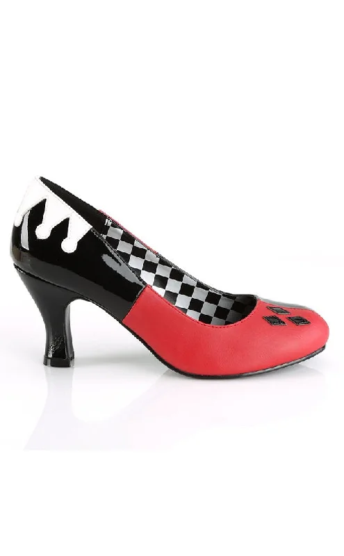 HARLEY-42 Black & Red Cosplay Heels