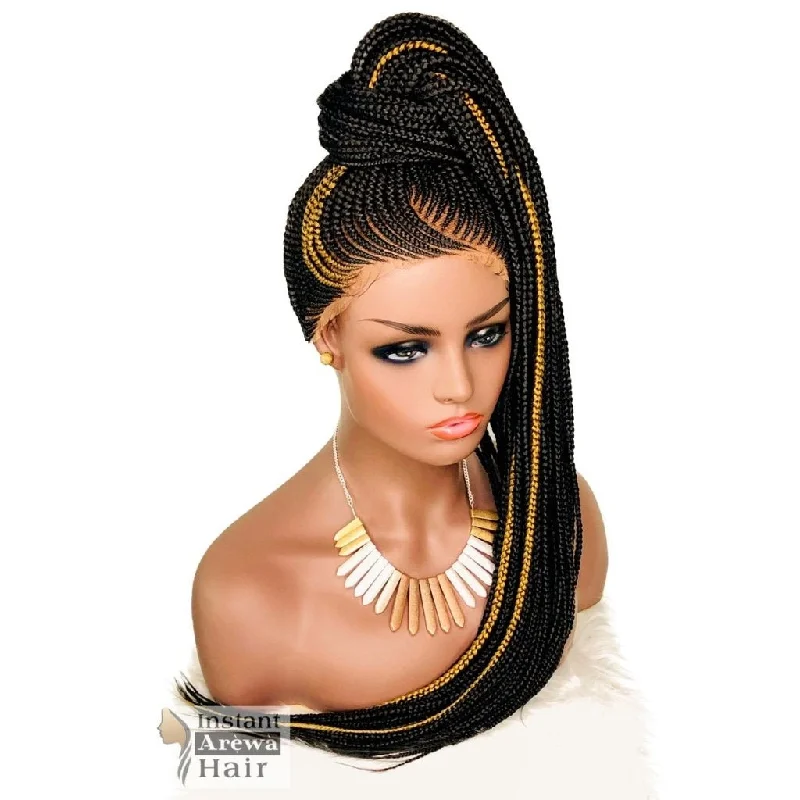 High Ponytail Cornrow Wig (Style 1)