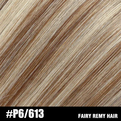 16/18""(45cm 0.8g/strand) / #P6/613 / 50 Strands(Single Drawn)