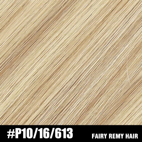 16/18""(45cm 0.8g/strand) / #P10/16/613 / 50 Strands(Single Drawn)