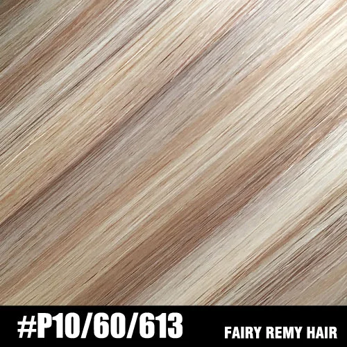 16/18""(45cm 0.8g/strand) / #P10/60/613 / 50 Strands(Single Drawn)