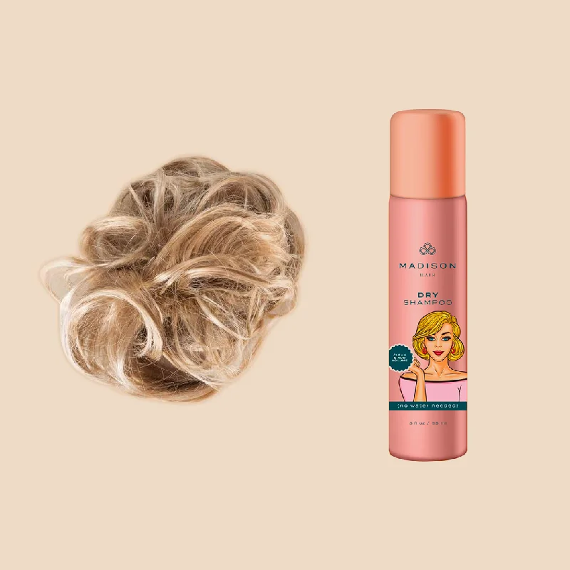 Madison Braid Bundle - Top Knot Ponytail Holder & Dry Shampoo