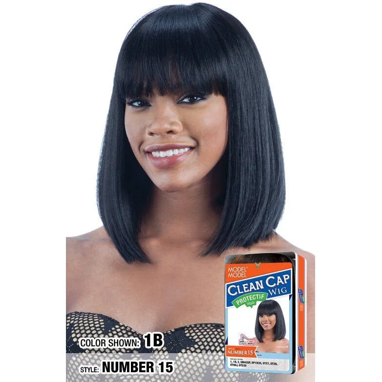 Model Model Clean Cap Protectif Style Synthetic Wig - MMC15 Number 15