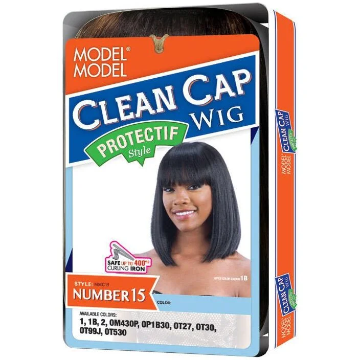 Model Model Clean Cap Protectif Style Synthetic Wig - MMC15 Number 15