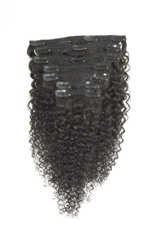 Kayla 3C Burmese Loose Kinky Curly- Traditional Weft Clip In Bundles