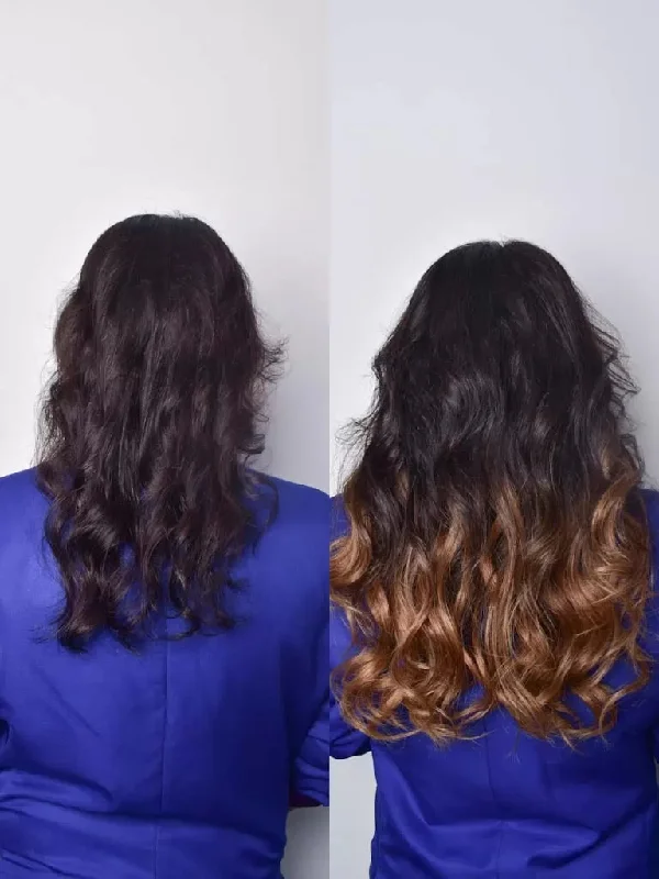 OMBRÉ BLONDE CLIP IN HAIR | NISH HAIR