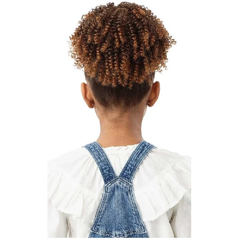 Outre Lil Looks Synthetic Drawstring Ponytail - Springy Coils 8""