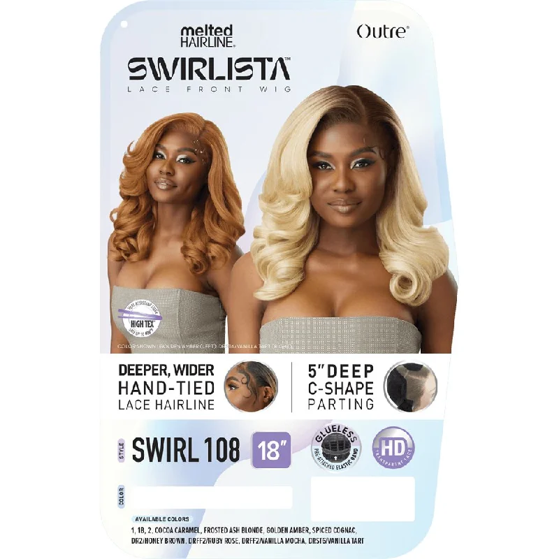 Outre Melted Hairline Swirlista HD Synthetic Lace Front Wig -SWIRL 108