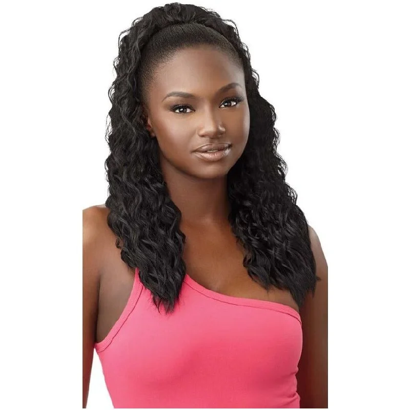 Outre Pretty Quick Synthetic Drawstring Ponytail - Natural Wave 22""