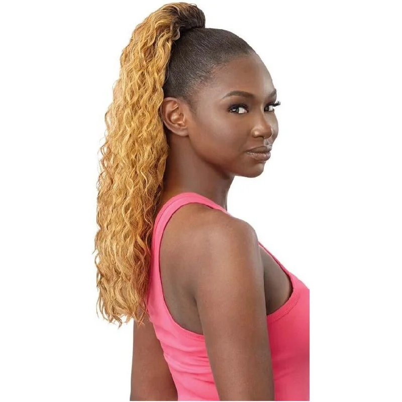 Outre Pretty Quick Synthetic Drawstring Ponytail - Natural Wave 22""