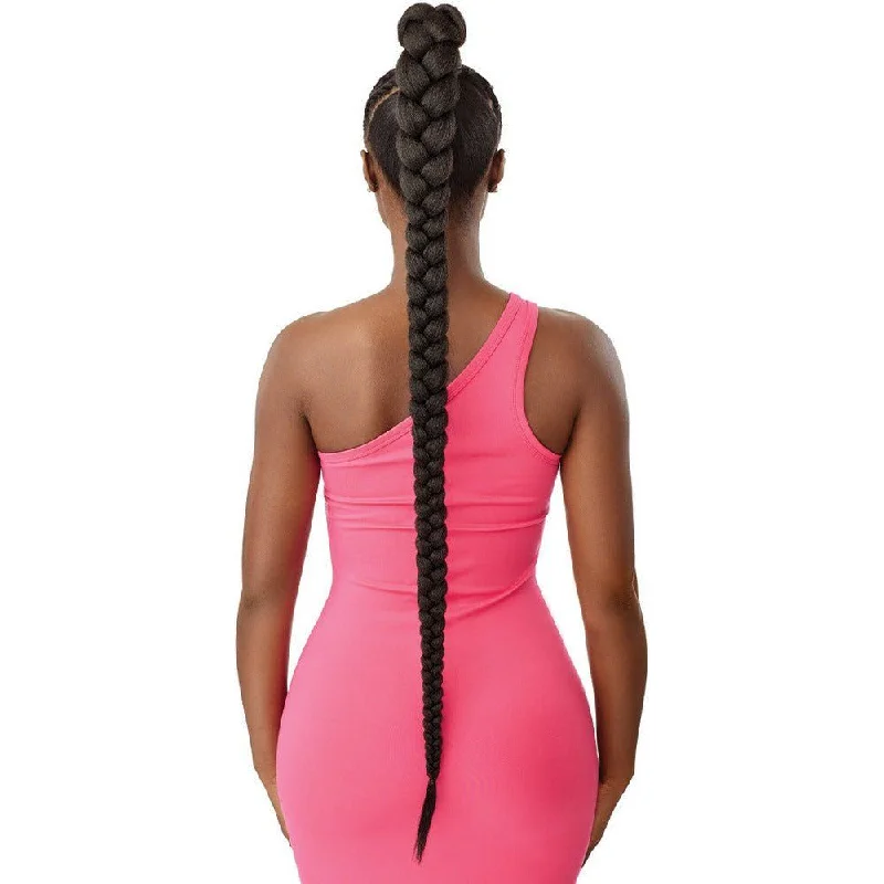 Outre Pretty Quick Wrap Pony Synthetic Ponytail - Natural Braided Ponytail 42""