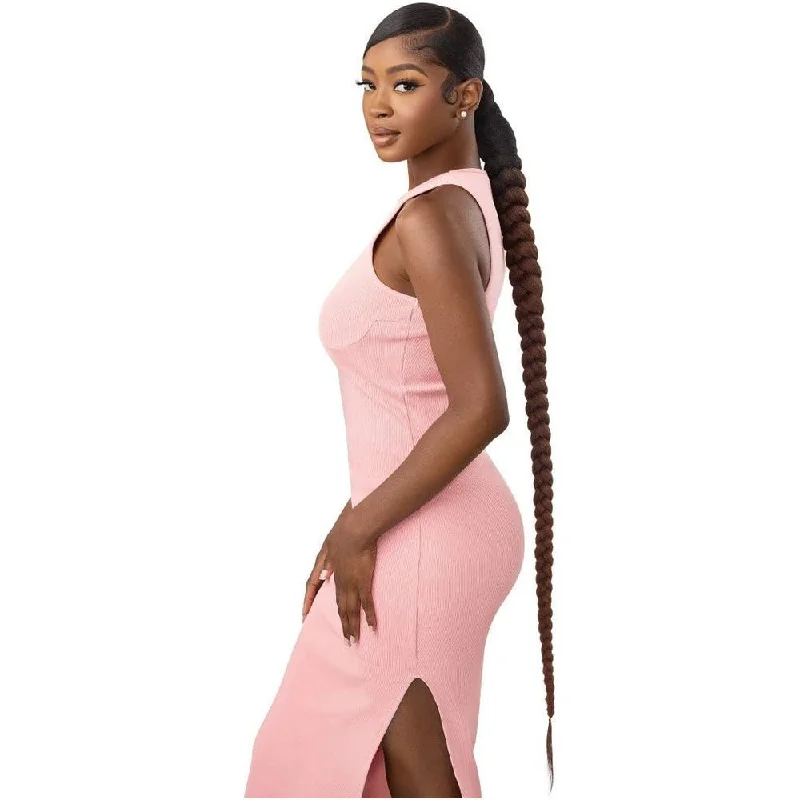 Outre Pretty Quick Wrap Pony Synthetic Ponytail - Natural Braided Ponytail 42""