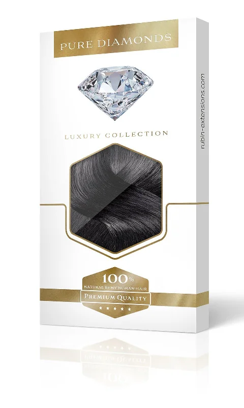 PURE DIAMONDS LINE Jet Black Halo Extensions