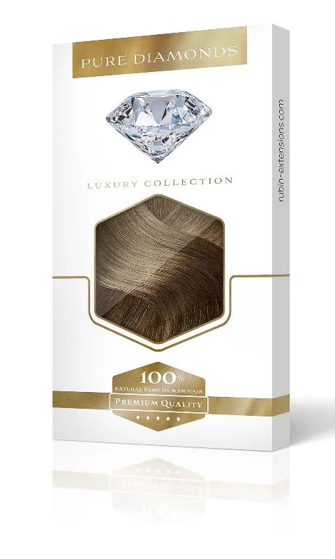 PURE DIAMONDS LINE Light Natural Brown Halo Extensions