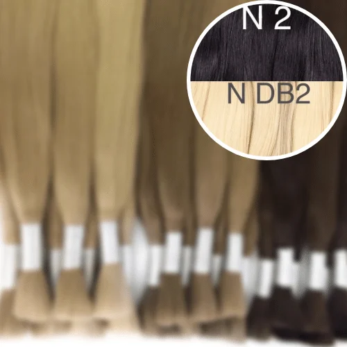 Raw Cut / Bulk Hair Color _2/DB2 GVA hair_One donor line