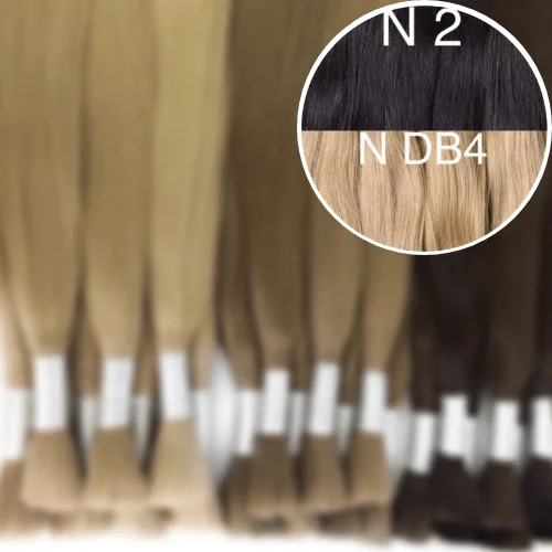 Raw Cut / Bulk Hair Color _2/DB4 GVA hair_One donor line