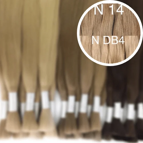 Raw Cut / Bulk Hair Color _14/DB4 GVA hair_One donor line