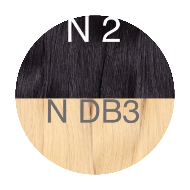 Raw Cut / Bulk Hair Color _2/DB3 GVA hair_One donor line