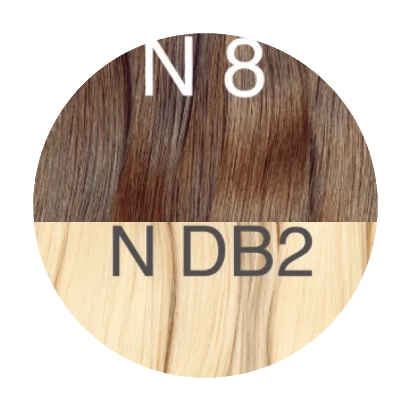 Raw Cut / Bulk Hair Color _8/DB2 GVA hair_One donor line