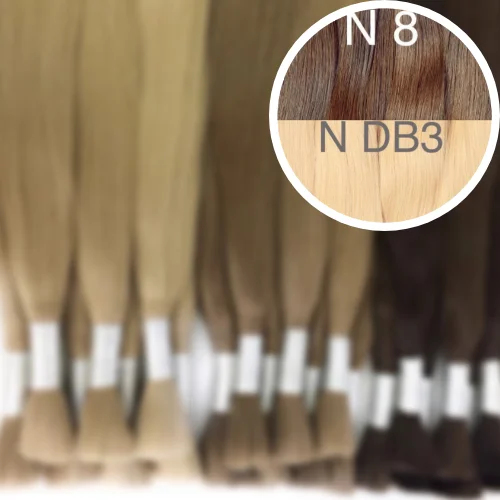 Raw Cut / Bulk Hair Color _8/DB3 GVA hair_One donor line