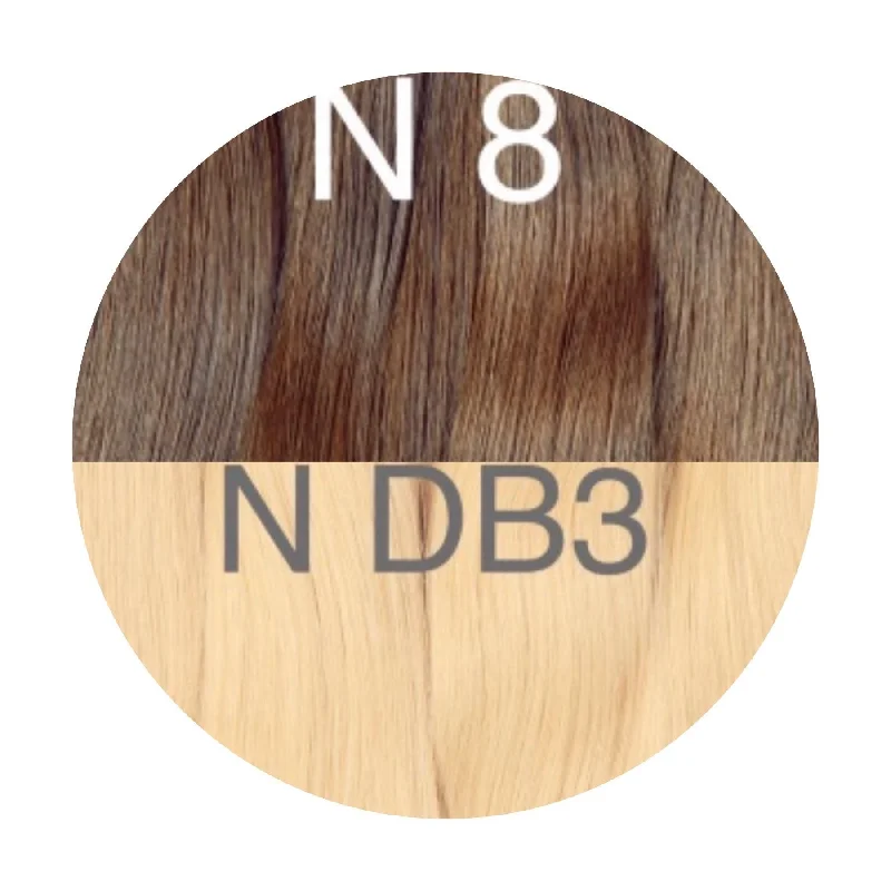 Raw Cut / Bulk Hair Color _8/DB3 GVA hair_One donor line