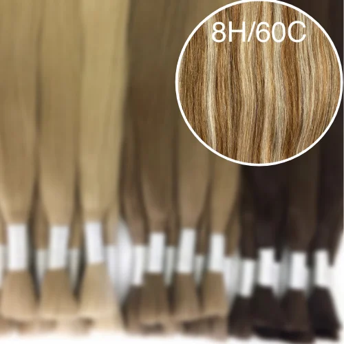 Raw Cut / Bulk Hair Color _8H/60C GVA hair_Luxury line