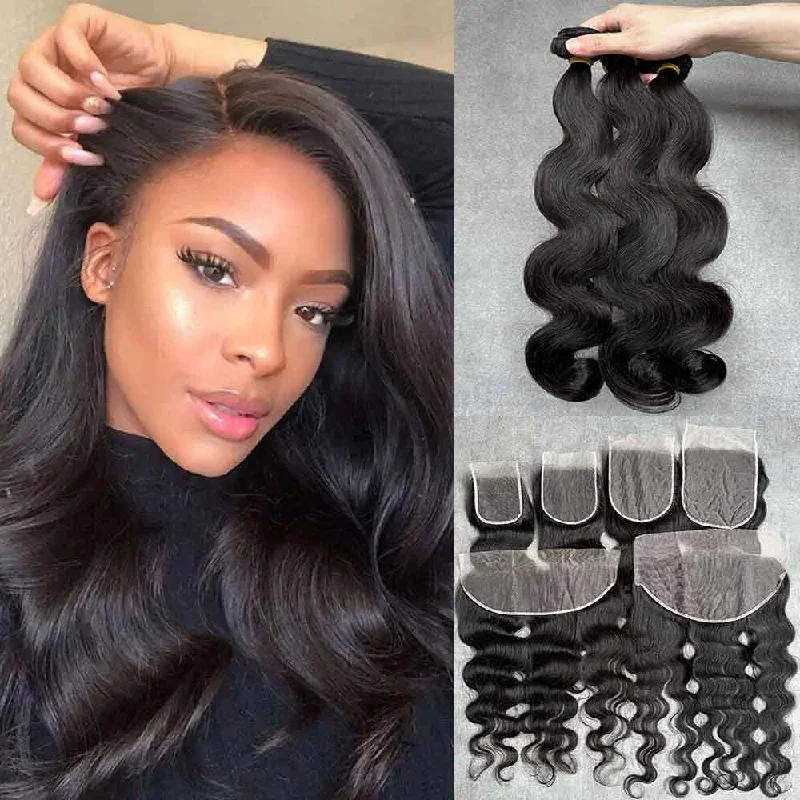 Raw Hair Bundles And Clsoure/Frontal Deal