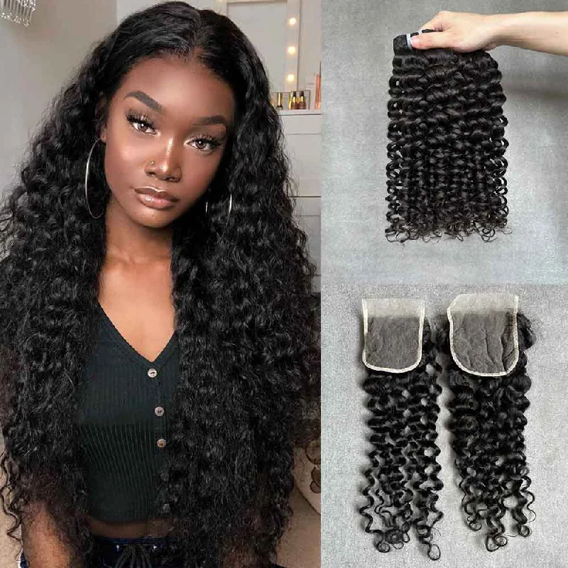 Raw Hair Bundles And Clsoure/Frontal Deal