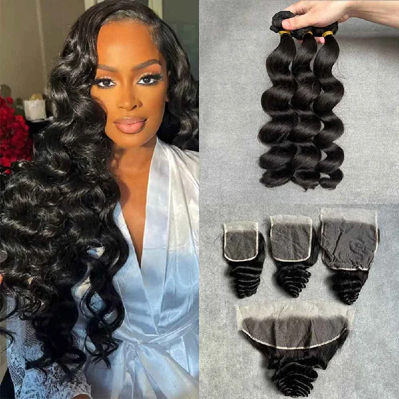 Raw Hair Bundles And Clsoure/Frontal Deal