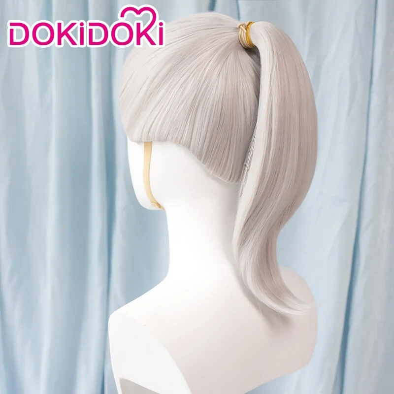 【Ready For Ship】DokiDoki Cosplay  Wig Halloween Silver Ponytail