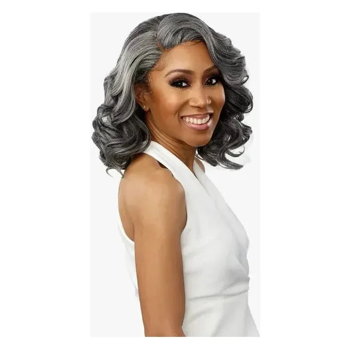 Sensationnel Dashly Salt & Pepper HD Lace Front Wig - Unit 6