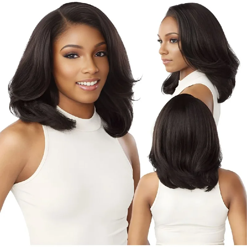 Sensationnel Kinky Edges 13x6 Synthetic HD Lace Front Wig - Kinky Blow Out 14""