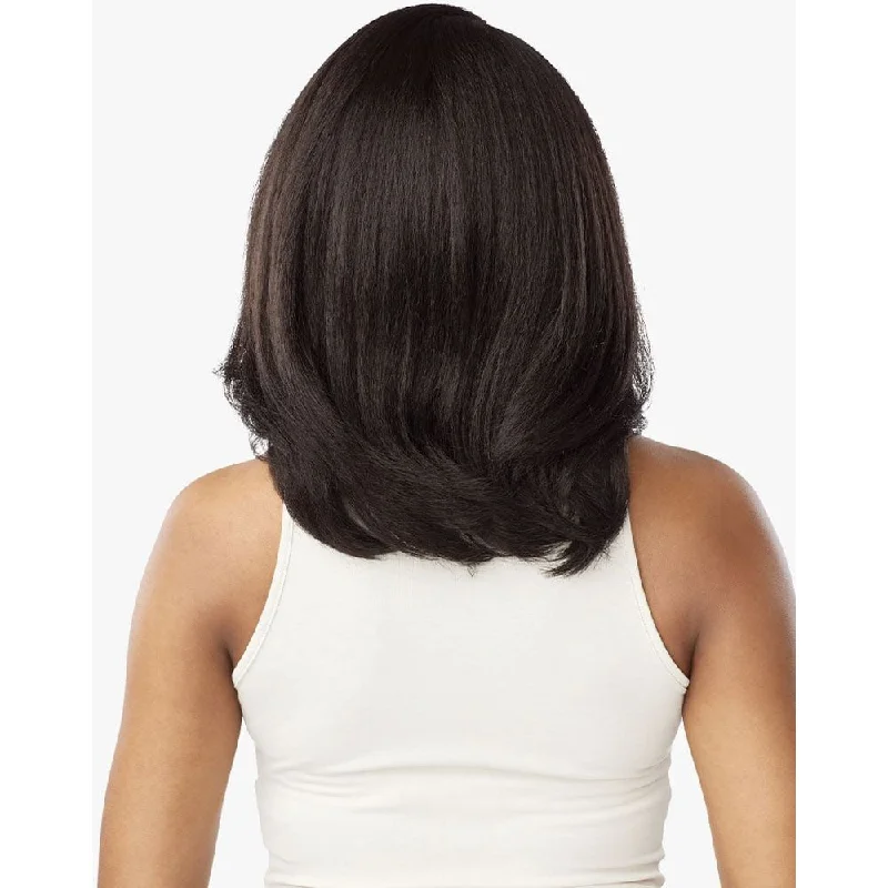 Sensationnel Kinky Edges 13x6 Synthetic HD Lace Front Wig - Kinky Blow Out 14""