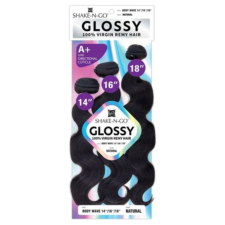 Shake-N-Go Glossy 100% Virgin Remy Hair Bundle Multipack - Body Wave