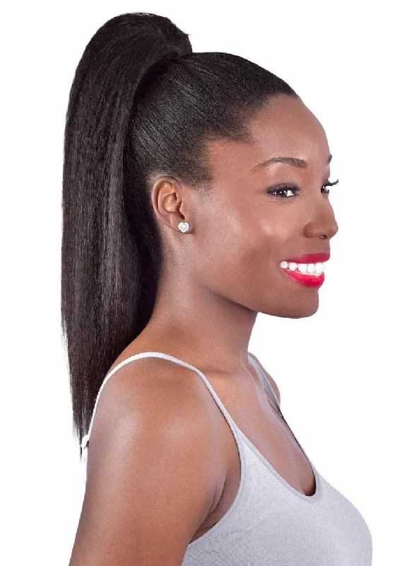 Silk Press - Drawstring Ponytail