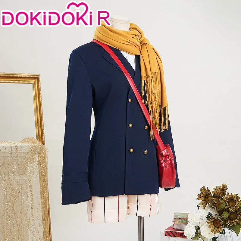 【Size S-2XL】DokiDoki-R Anime Cosplay Costume Blue Suit