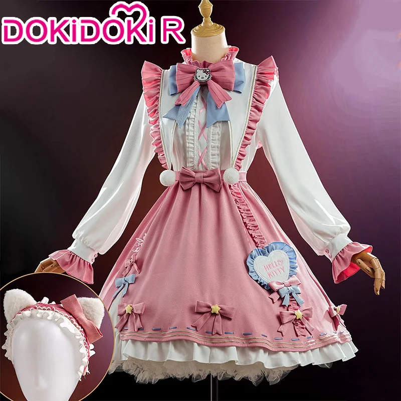 【Size XS-2XL】DokiDoki-R Game Identity V x Sanrio Cosplay Emma Woods Costume Gardener idv