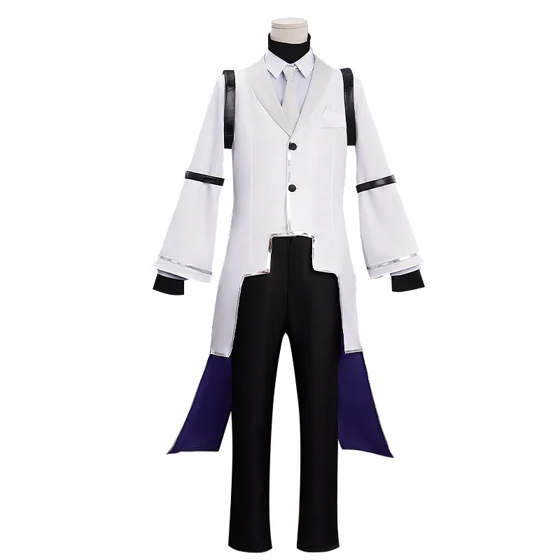 【L Ready For Ship】【Size XS-3XL】DokiDoki-N Anime Cosplay Costume White Top Black Pants