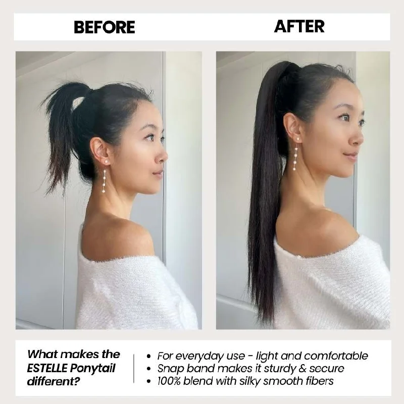 ESTELLE - Snap Clip Ponytail (Premium Fiber)